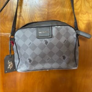 U.S. Polo Assn. Black Zip Pouch